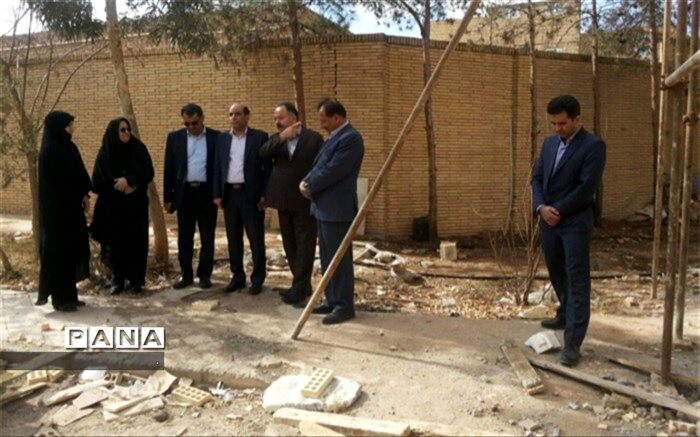 بازدید از پروژه در حال ساخت دبیرستان فرزانگان دوره دوم