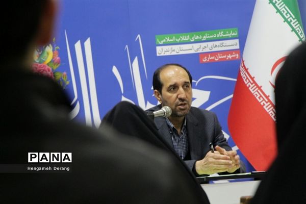 نشست خبری مدیرکل بنیاد مسکن مازندران در نمایشگاه دستاوردهای انقلاب