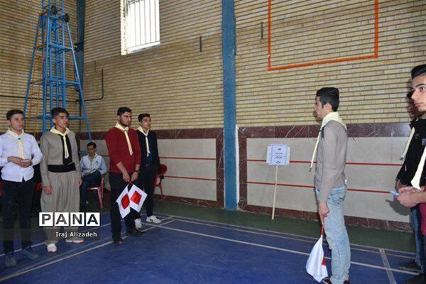مانور تشکیلاتی یاوران انقلاب در شهرستان دیواندره