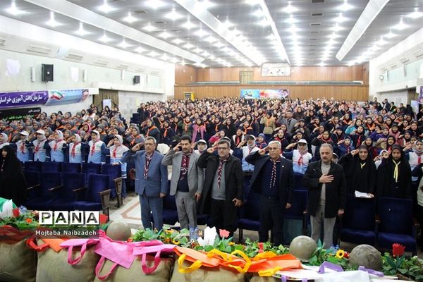 مانور تشکیلاتی پیشتازان خراسان رضوی با عنوان «یاوران انقلاب، رهروان ولایت» - 1