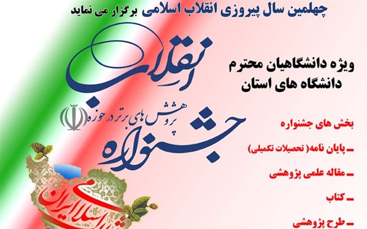 جشنواره پژوهش های برتر در حوزه انقلاب در گیلان فراخوان داد