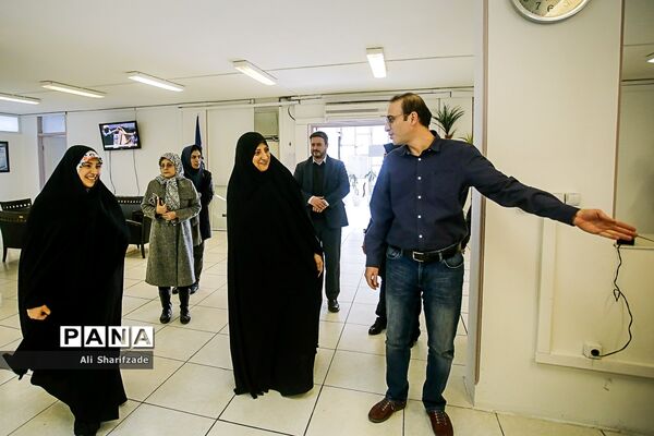 حضور زهرا نژادبهرام عضو شورای شهر تهران در خبرگزاری پانا