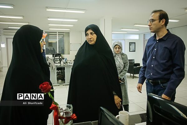 حضور زهرا نژادبهرام عضو شورای شهر تهران در خبرگزاری پانا