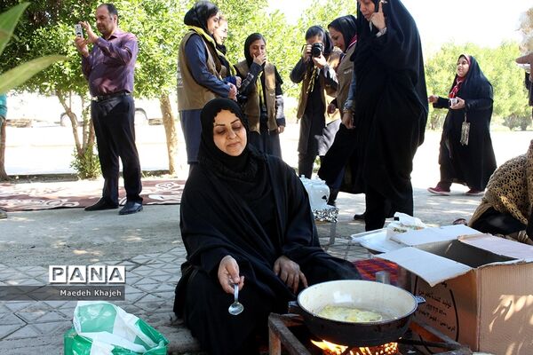 همایش ۷۰۰نفری یاوران انقلاب سازمان دانش‌آموزی ناحیه ۴ اهواز