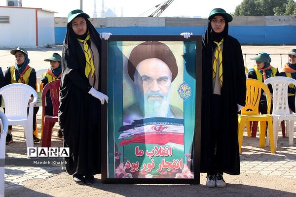همایش ۷۰۰نفری یاوران انقلاب سازمان دانش‌آموزی ناحیه ۴ اهواز