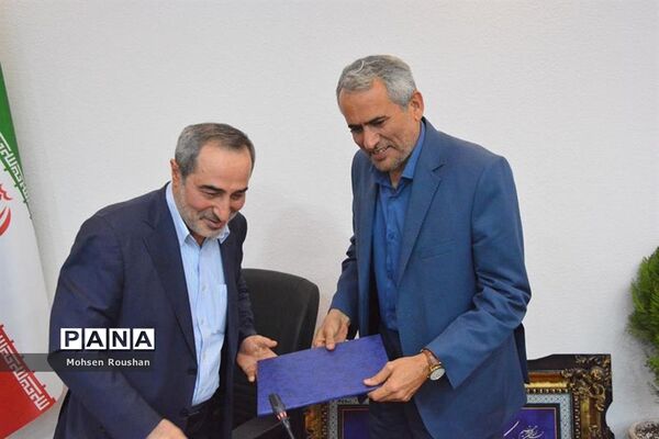آیین تکریم و معارفه روسای اداره حراست آموزش و پرورش استان بوشهر