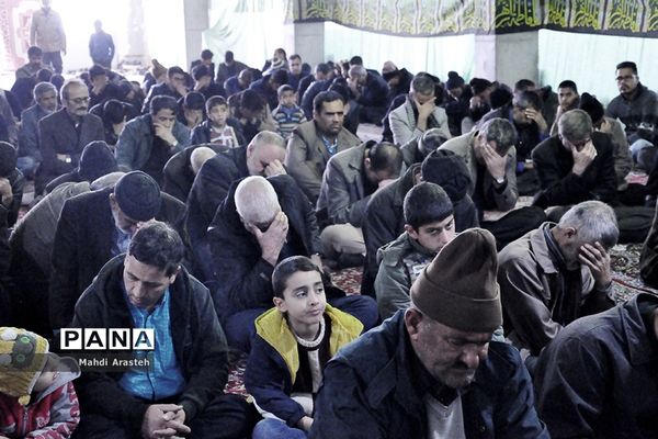 مراسم سالگردشهادت حضرت فاطمه (س) درشهرستان خوسف