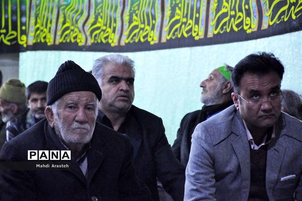 مراسم سالگردشهادت حضرت فاطمه (س) درشهرستان خوسف