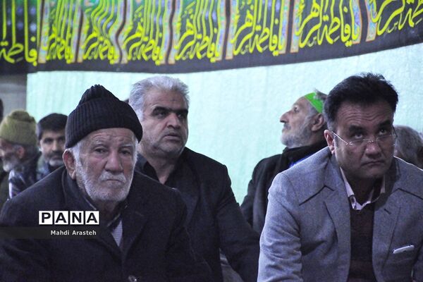 مراسم سالگردشهادت حضرت فاطمه (س) درشهرستان خوسف