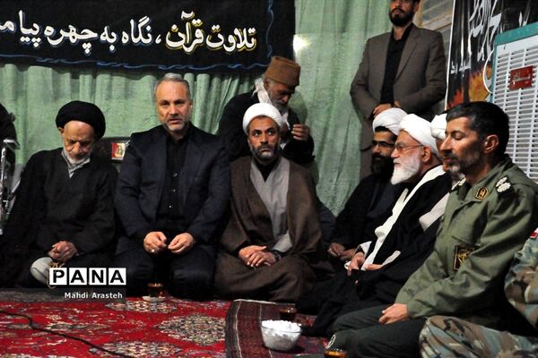 مراسم شام غریبان حضرت فاطمه زهرا(س) در هیات صاحب الزمانی شهرستان خوسف