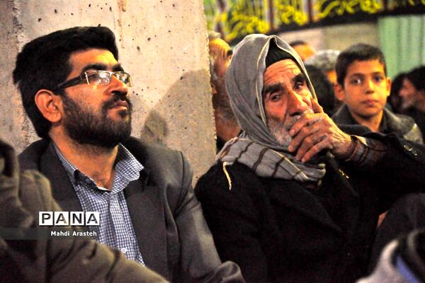 مراسم شام غریبان حضرت فاطمه زهرا(س) در هیات صاحب الزمانی شهرستان خوسف