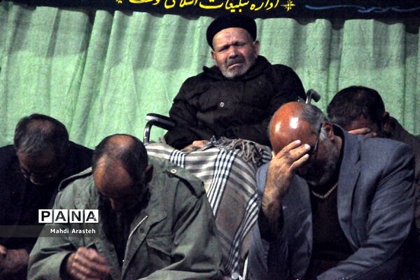 مراسم شام غریبان حضرت فاطمه زهرا(س) در هیات صاحب الزمانی شهرستان خوسف