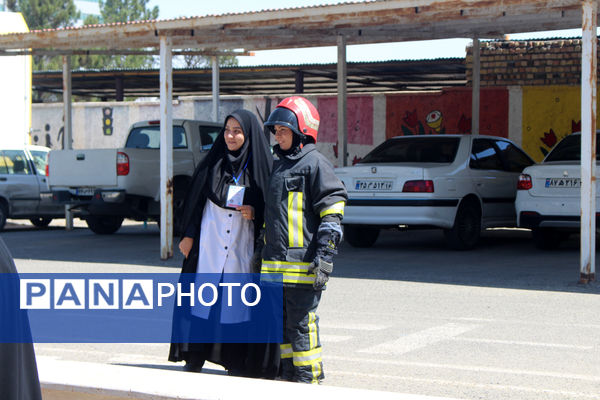 رقابت‌های اطفاء حریق مراقبین سلامت استان قم