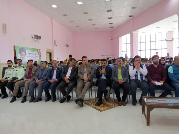 برگزاری اردوی تمشک پسران در اردوگاه شهید چمران بجنورد 