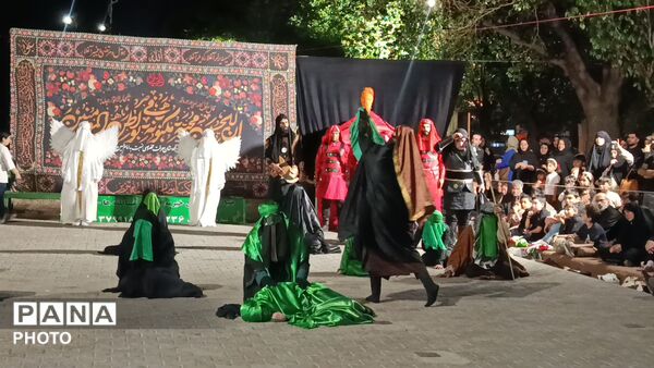 مراسم شبیه خوانی در میدان باغشمال تبریز