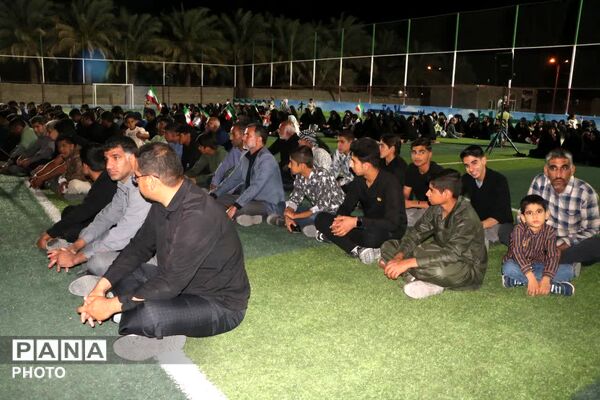 عزای مردم روستای شورآباد نورمحمد در چهلم رهبر شهید انقلاب