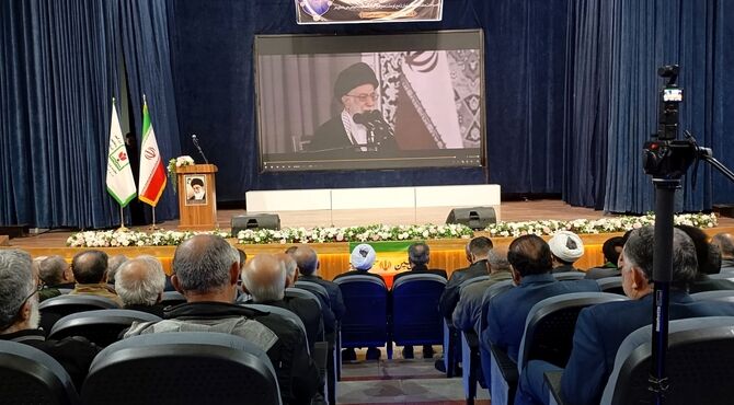 عزاداری پرشور فرهنگیان گلستان به مناسبت شهادت رهبر معظم انقلاب