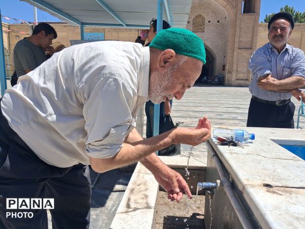 مسجد جامع نیشابور ؛ میزبان هفتمین روز تدفین آقای شهید ایران 