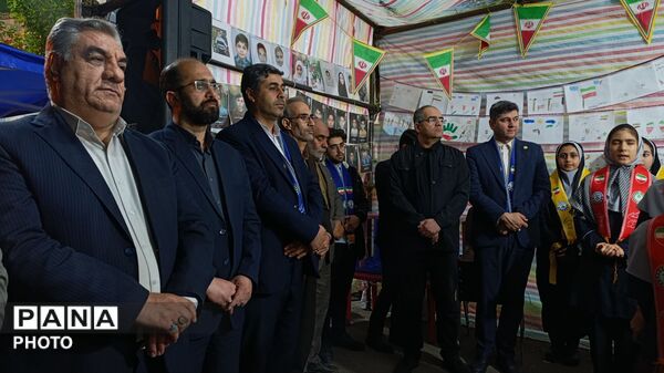 موکب‌داری پیشتازان مرند در غرفه آموزش و پرورش