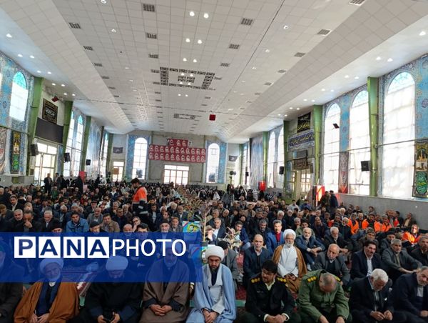 نماز عبادی سیاسی جمعه در روستای مزده خلیل آباد 