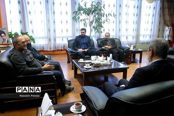 دیدار رامبد جوان با وزیر آموزش و پرورش