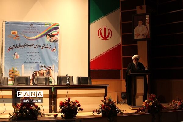 آیین کلنگ زنی مدارس خیر‌ساز اسلامشهر