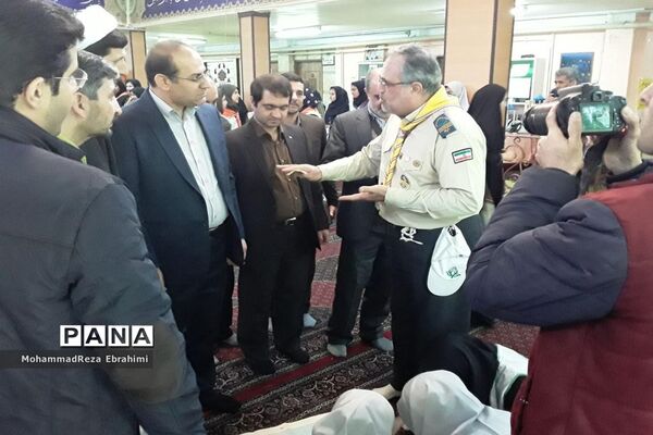 مانور تشکیلاتی پیشتازان سازمان دانش آموزی استان همدان