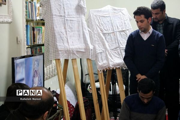 دیدار سردار غیب‌پرور با خانواده شهید «عباس دانشگر»