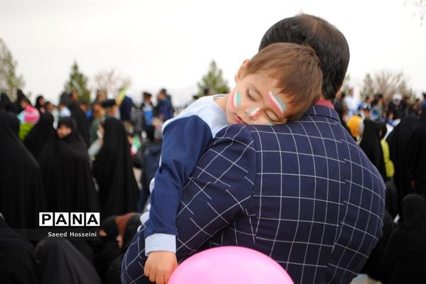 راهپیمایی بزرگ 22 بهمن در شهرستان زیرکوه