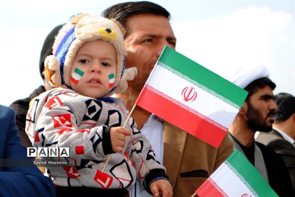 راهپیمایی بزرگ 22 بهمن در شهرستان زیرکوه