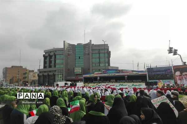 حضور تشکل‌های دانش‌آموزی در راهپیمایی 22 بهمن