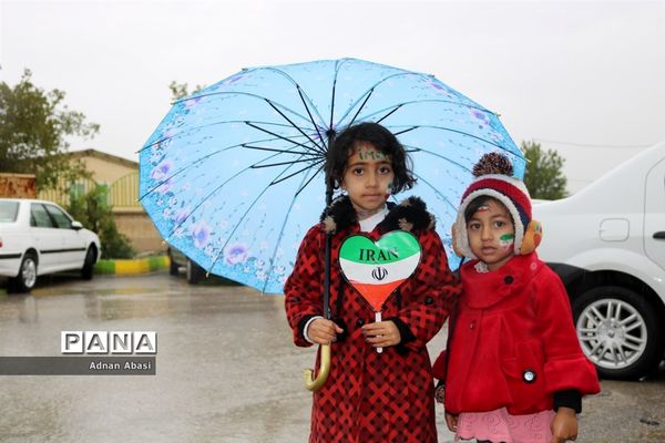 راهپیمایی یوم الله ۲۲ بهمن‌ماه در گله‌دار