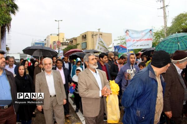 مراسم راهپیمایی 22 بهمن در بوشهر-1