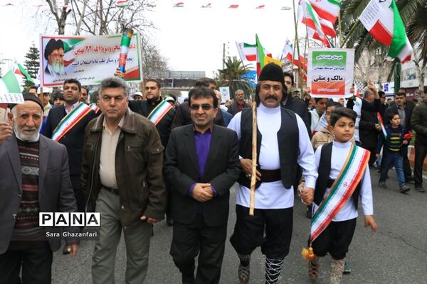 راهپیمایی ۲۲ بهمن در ساری