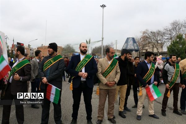 راهپیمایی ۲۲ بهمن در ساری