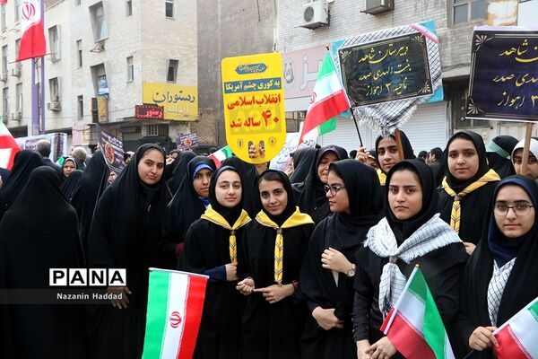 چهلمین راهپیمایی 22 بهمن در اهواز