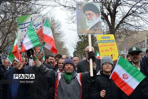 راهپیمایی عظیم  چهلمین سالگرد جمهوری اسلامی ایران در شهریار