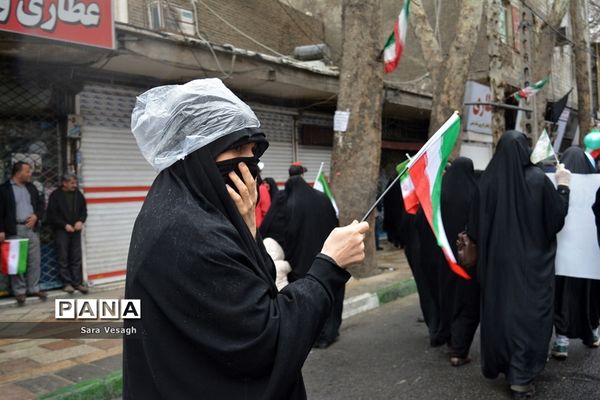 راهپیمایی عظیم  چهلمین سالگرد جمهوری اسلامی ایران در شهریار