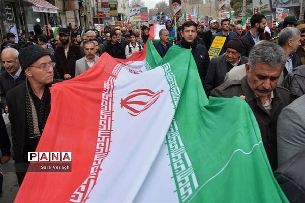 راهپیمایی عظیم  چهلمین سالگرد جمهوری اسلامی ایران در شهریار