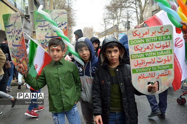 راهپیمایی عظیم  چهلمین سالگرد جمهوری اسلامی ایران در شهریار