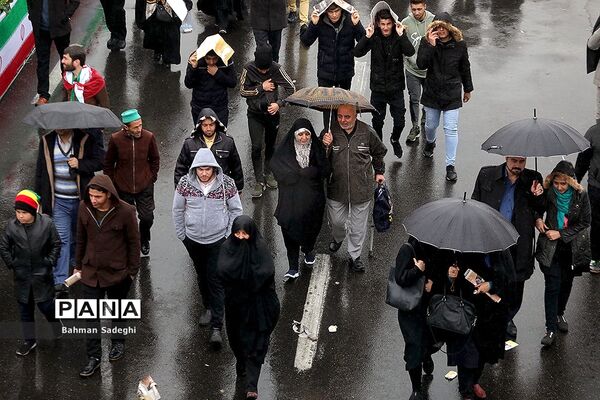 مراسم راهپیمایی 22 بهمن در تهران -1