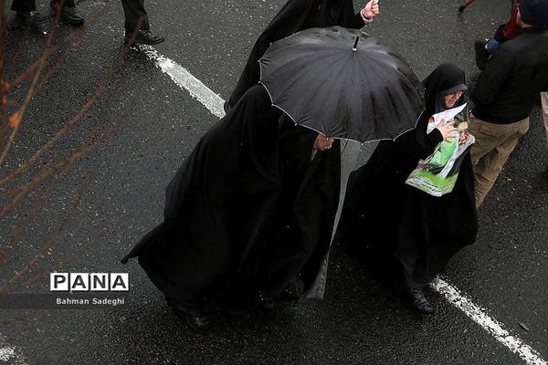 مراسم راهپیمایی 22 بهمن در تهران -1