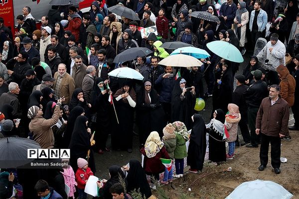 مراسم راهپیمایی 22 بهمن در تهران -1