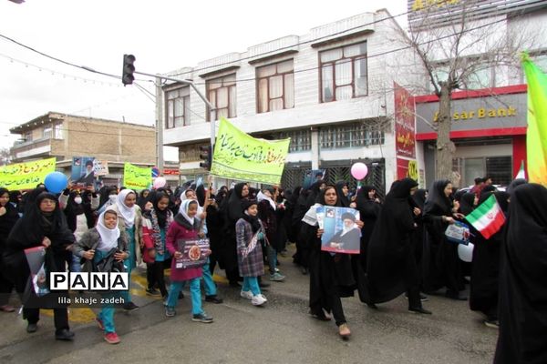 مراسم راهپیمایی 22 بهمن در نی ریز