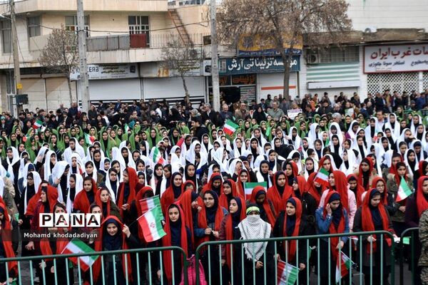 راهپیمایی 22 بهمن در کرمانشاه