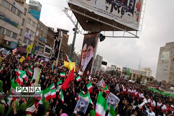 راهپیمایی 22 بهمن در کرمانشاه