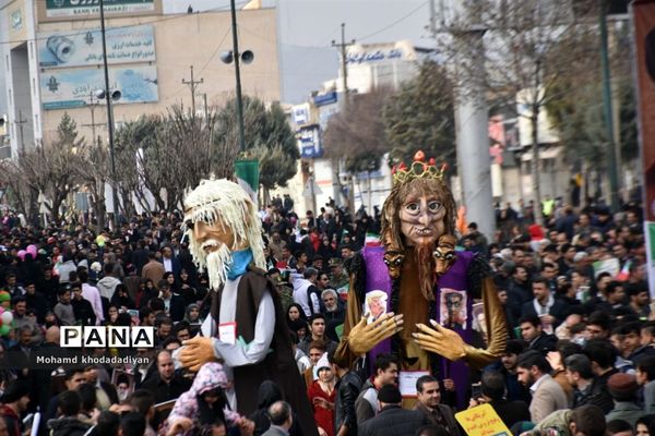 راهپیمایی 22 بهمن در کرمانشاه