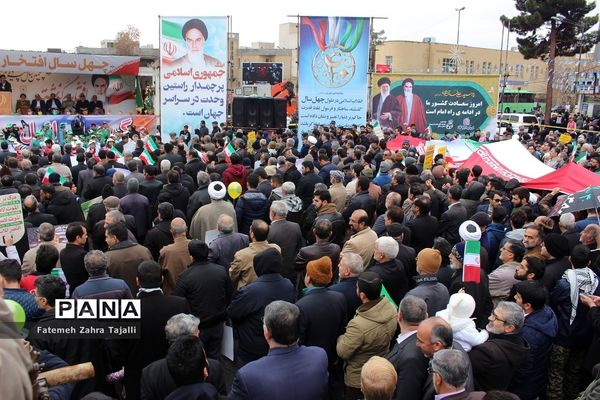 راهپیمایی 22 بهمن در سمنان- 1