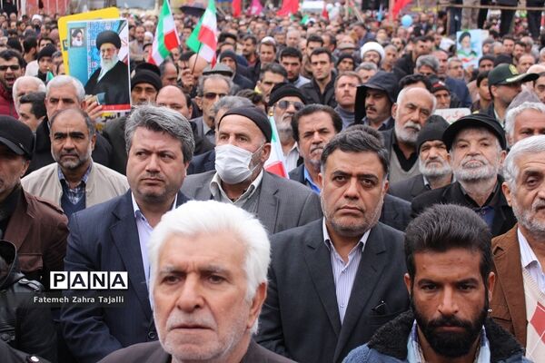 راهپیمایی 22 بهمن در سمنان- 1