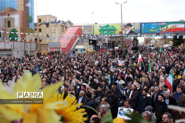 راهپیمایی 22 بهمن در سمنان- 1